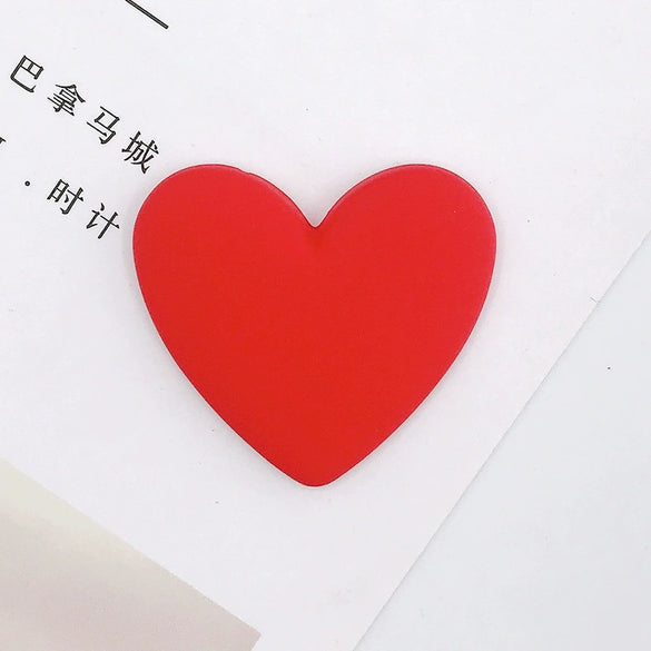 Wholesale Acrylic Love Shape Phone Case Accessories And Shoes Accessories With Baking Paint Finish