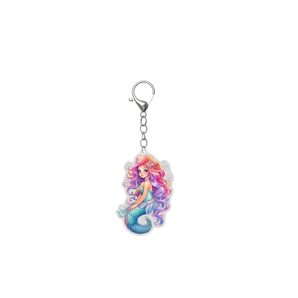 Wholesale Acrylic Marine Animal Dolphin Keychain Accessories And Pendants With Printing