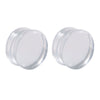 Wholesale Acrylic Minimalist Geometric Hollow Horn Auricle Waist Drum Transparent Ear Expansion Piercing Earrings