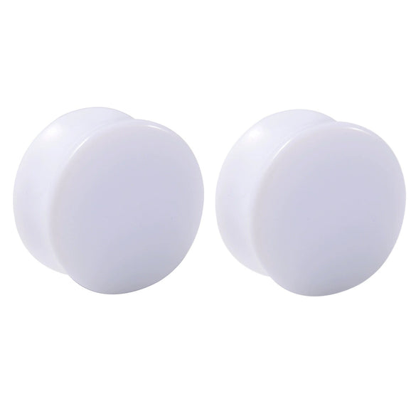 Wholesale Acrylic Minimalist Geometric Hollow Horn Auricle Waist Drum Transparent Ear Expansion Piercing Earrings