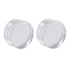Wholesale Acrylic Minimalist Geometric Hollow Horn Auricle Waist Drum Transparent Ear Expansion Piercing Earrings