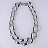 Wholesale Acrylic Necklace Geometric Pattern Painted Ball Chain Exaggerated Clavicle Chain Women's Accessories