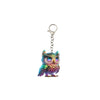 Wholesale Acrylic Owl Printed Ladies Keychain Accessories And Pendants
