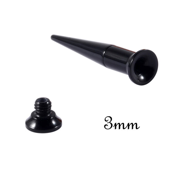 Wholesale Acrylic Pointed Cone Personality Dripping Oil Twoinone Piercing And Ear Expansion Tool Set
