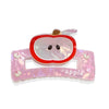 Wholesale Acrylic Printed Fruit Cartoon Style Square Hair Clips For Women