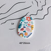 Wholesale Acrylic Printing Flower Relief Small Pendant Earrings Jewelry Accessories