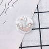 Wholesale Acrylic Resin Geometric Round Relief Rabbit Owl Patch Printing Pendant Jewelry Accessories