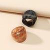 Wholesale Acrylic Retro Creative Exaggerated Irregular Texture 2Piece Unisex Light Luxury Style Ring