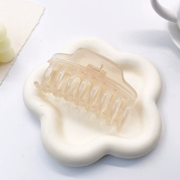 Wholesale Acrylic Simple Geometric Baking Paint Hair Clips For Women