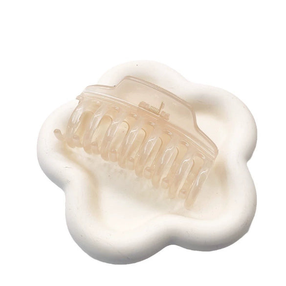 Wholesale Acrylic Simple Geometric Baking Paint Hair Clips For Women