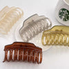Wholesale Acrylic Simple Geometric Baking Paint Hair Clips For Women