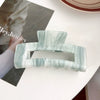 Wholesale Acrylic Simple Geometric Handmade Women's Hollow Back Head Large Shark Clip Hairpin Hair Accessories