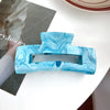 Wholesale Acrylic Simple Geometric Handmade Women's Hollow Back Head Large Shark Clip Hairpin Hair Accessories
