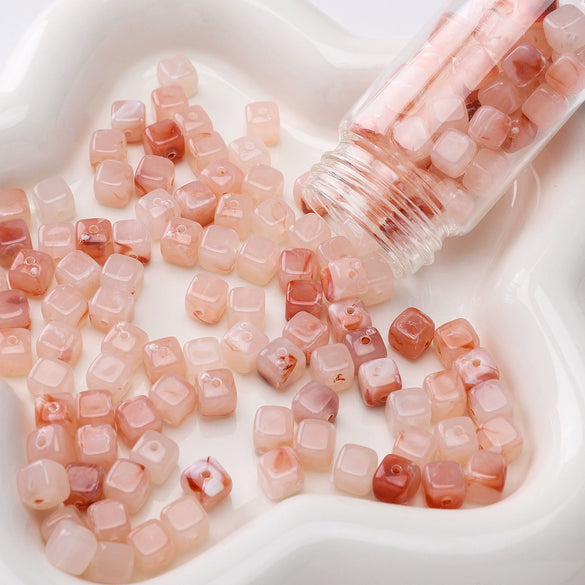 Wholesale Acrylic Square Loose Beads For Handmade Diy Bracelet Accessories