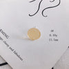 Wholesale Acrylic Stud Earrings Round Shape Solid Color Simple And Sweet Style Environmental Protection Treatment