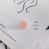 Wholesale Acrylic Stud Earrings Round Shape Solid Color Simple And Sweet Style Environmental Protection Treatment