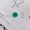 Wholesale Acrylic Stud Earrings Round Shape Solid Color Simple And Sweet Style Environmental Protection Treatment