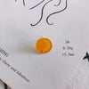 Wholesale Acrylic Stud Earrings Round Shape Solid Color Simple And Sweet Style Environmental Protection Treatment