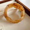 Wholesale Acrylic Wide Elastic Bangle Electroplated Retro Light Luxury Highend Temperament Jewelry