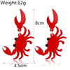 Wholesale Acrylic Women's Animal Crab Earrings Simple Style