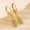 Wholesale Acrylic Women's Irregular Geometric Dripping Oil Long Earrings Retro Baroque Style