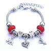 Wholesale Adjustable Beaded Bracelet With Butterfly Pendant For Girls Alloy Geometric Pattern Electroplated