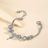 Wholesale Adjustable Electroplated Geometric Heartshaped And Rhombus Alloy Bracelet For Unisex