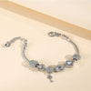 Wholesale Adjustable Electroplated Geometric Heartshaped And Rhombus Alloy Bracelet For Unisex