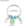 Wholesale Adjustable Opening Alloy Cartoon Bracelet With Electroplating Treatment