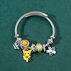 Wholesale Adjustable Opening Alloy Cartoon Bracelet With Electroplating Treatment