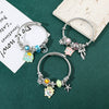 Wholesale Adjustable Opening Alloy Cartoon Bracelet With Electroplating Treatment