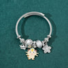 Wholesale Adjustable Opening Alloy Cartoon Bracelet With Electroplating Treatment