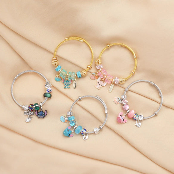 Wholesale Adjustable Opening Cartoon Style Alloy Electroplated Bracelet Jewelry