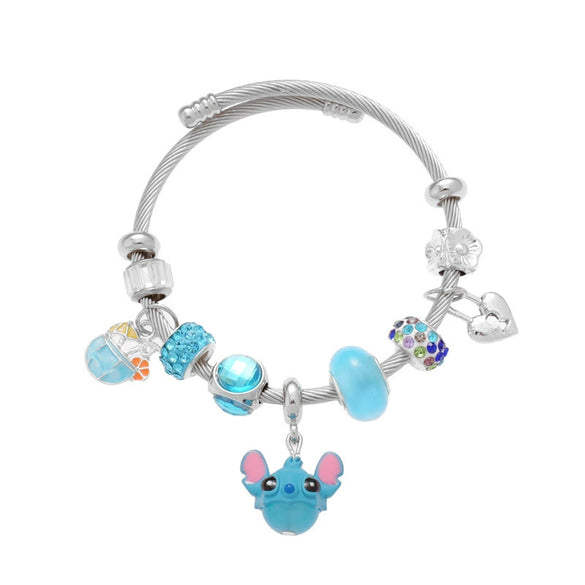 Wholesale Adjustable Opening Cartoon Style Alloy Electroplated Bracelet Jewelry