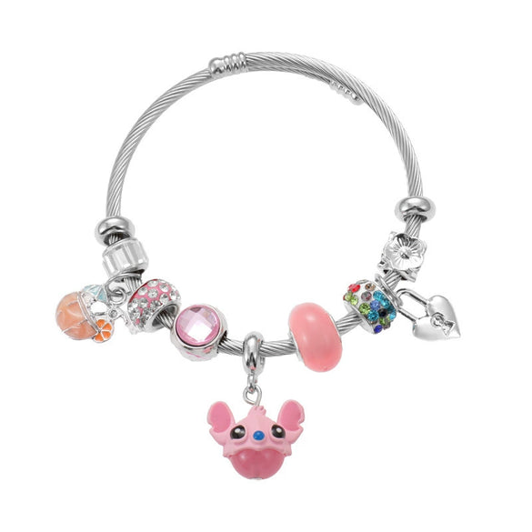 Wholesale Adjustable Opening Cartoon Style Alloy Electroplated Bracelet Jewelry