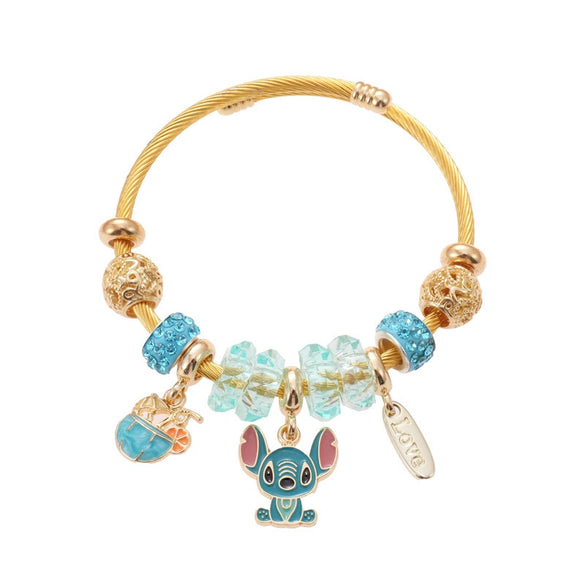 Wholesale Adjustable Opening Cartoon Style Alloy Electroplated Bracelet Jewelry