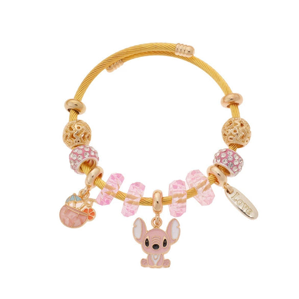 Wholesale Adjustable Opening Cartoon Style Alloy Electroplated Bracelet Jewelry