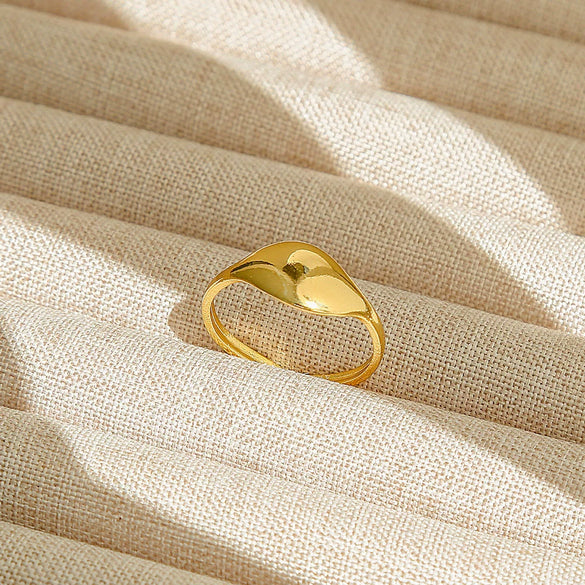 Wholesale Adjustable Opening Titanium Steel Ring Retro Hiphop Style With Geometric Design And Electroplating Treatment For Men And Women Couple