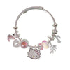 Wholesale Adjustable Silver Plated Alloy Cartoon Bracelet For Women