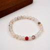 Wholesale Agate Elastic Rope Crystal Bracelet Retro Geometric Handmade Women's