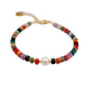 Wholesale Agate Geometric Handmade Women's Colored Stone Bracelet