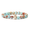 Wholesale Agate Handmade Animal Zodiac Beaded Stretch Bracelet