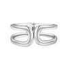 Wholesale Allmatch Open Alloy Bracelet Geometric Style Electroplated Unisex