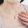 Wholesale Allmatch Sterling Silver 925 Pendant Necklace With Geometric Pattern And Microinlay Round Cross Design For Women