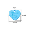 Wholesale Alloy Acrylic Geometric Round Love Tag Painting Handmade Earrings And Mobile Phone Chain Pendant Accessories