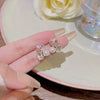 Wholesale Alloy And 925 Silver Women's Earrings Set With Pearls Sweet Style Heart Animals Zodiac Pattern