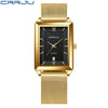 Wholesale Alloy And Stainless Steel Casual Business Fashion Men's Rectangular Dial Watch