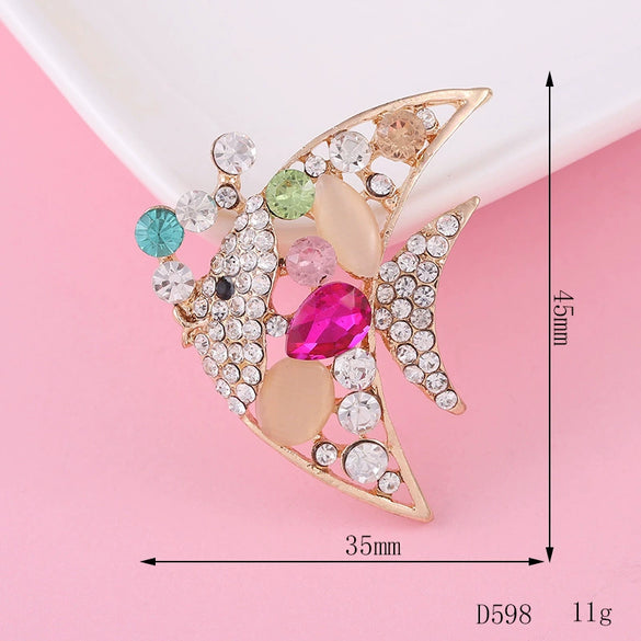 Wholesale Alloy Animal And Flower Mobile Phone Shell And Clothing Jewelry Accessories With Electroplating