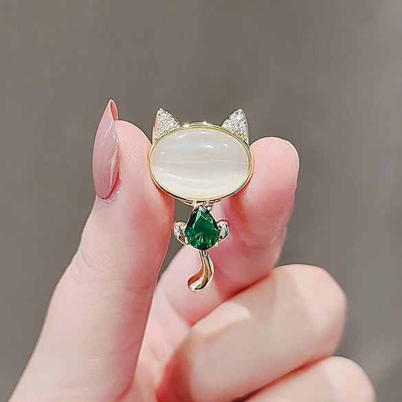 Wholesale Alloy Animal Antilight Electroplated Brooch For Women Fashion Jewelry
