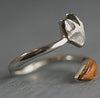 Wholesale Alloy Animal Fox Opening Ring Electroplated Jewelry For Women